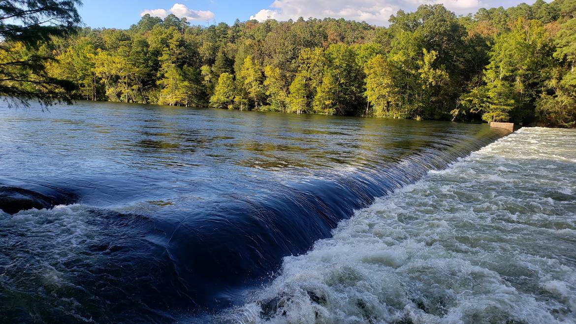 Beavers Bend State Park in the Ouachita foothills near Broken Bow