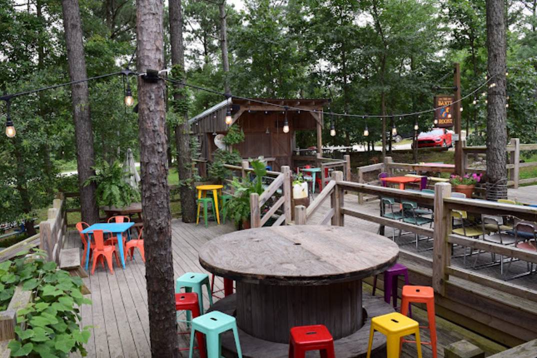 The Blue Rooster fried Southern comfort food restaurant in Broken Bow
